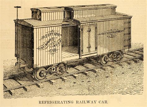 Refrigerated Railroad Car Patented at Alan Rayl blog