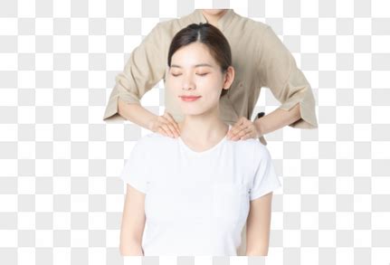 女性肩颈按摩元素素材下载-正版素材401390626-摄图网
