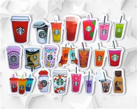 Starbucks Coffee Stickers Variety Random Selection - Etsy