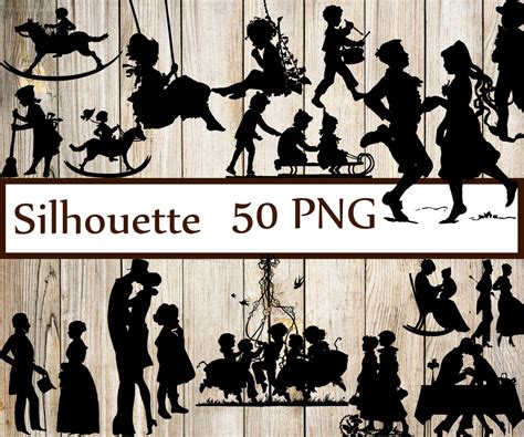 Vintage Silhouette Clip Art