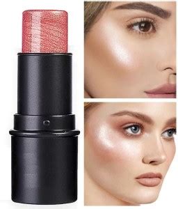MYEONG Rose Pink Shiny Color Face Cheeks Silky & Smooth Highlighter ...