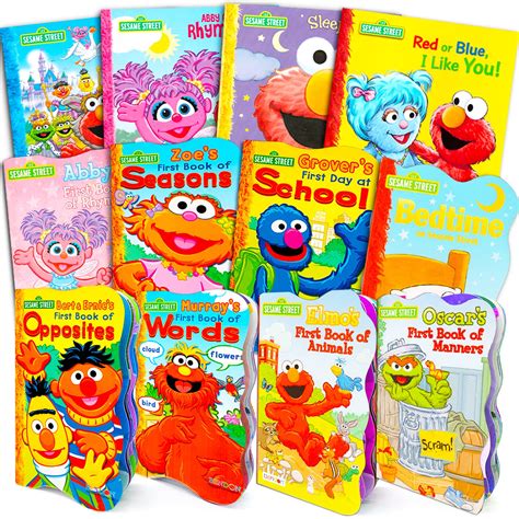 Sesame Street Board Books Ultimate Bundle Set for Kids, Toddlers - Pack ...