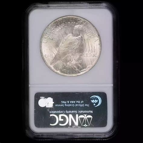 1923 Peace Silver Dollar NGC MS-64 - Hertel's Coins Inc.
