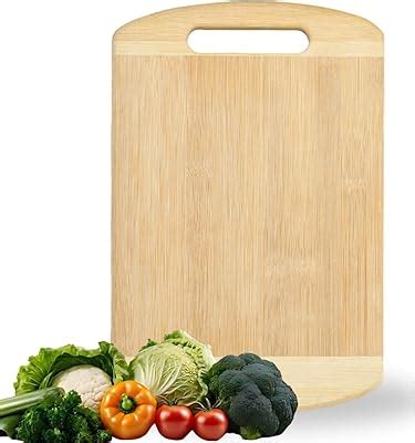 Buy Bulfyss by UrbanFix Large Natural Bamboo Wood Chopping Cutting ...