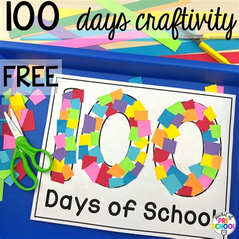 100th Day Activities for Preschool, Pre-k, and Kindergarten - Pocket of ...