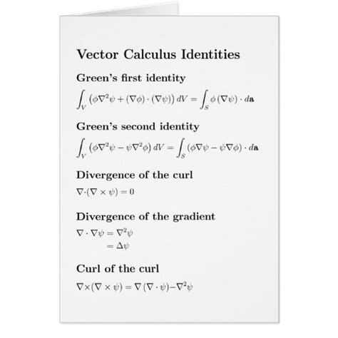 Vector Calculus Identities 的图像结果