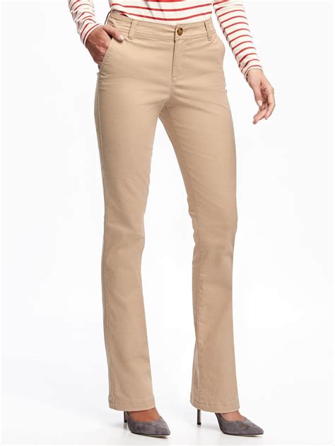 Mid-Rise Boot-Cut Khakis for Women|old-navy | Pants for women, Khaki ...