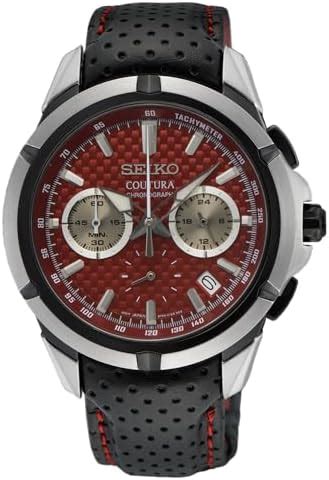Seiko Stainless Steel Analogue Red Dial Men Watch-Ssb435P9, Bandcolor ...