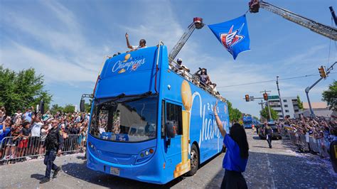 See photos: OKC Thunder players, trophy at the NBA Championship parade