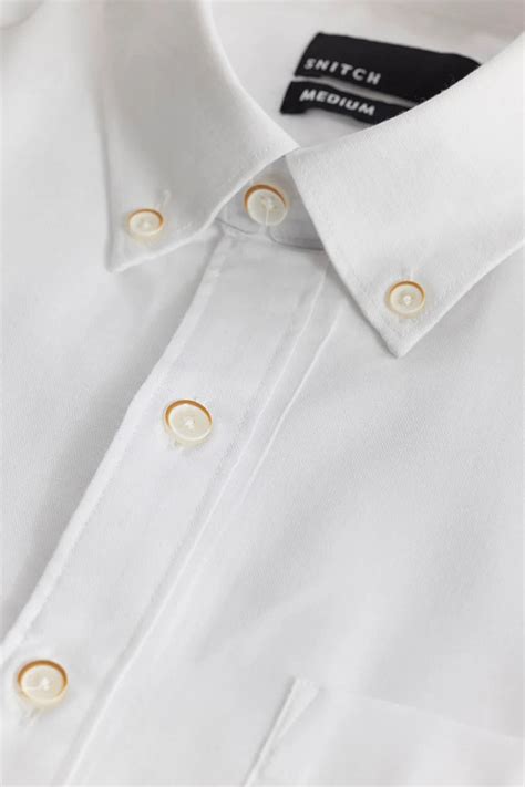 Buy Men's Vidar White Plain Shirts Online | Snitch – SNITCH