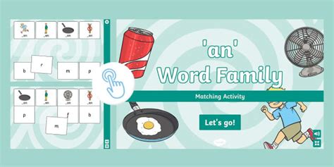 'An' Word Family Game | Twinkl