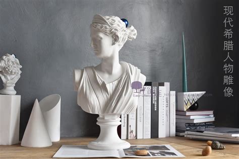 欧式现代 蓝球希腊人物雕像阿波罗摆件客厅玄关展台软装配饰摆台-雕塑-2021美间（软装设计采购助手）