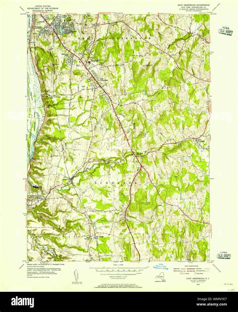 New York NY East Greenbush 138003 1953 24000 Restoration Stock Photo - Alamy