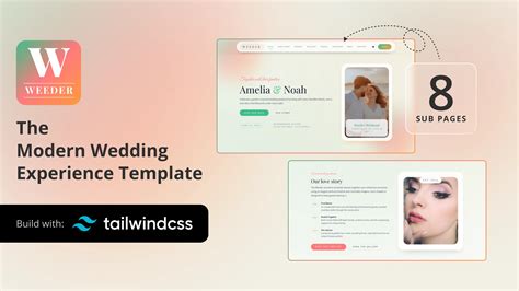 Weeder - Wedding & Event Tailwind CSS Template - Wrapmarket