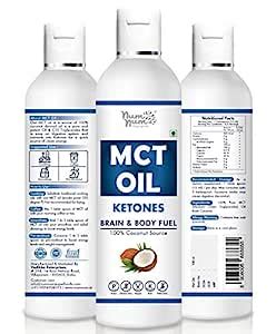 MCT Oil Medium Chain Triglycerides Pure 60% C8 Oil Caprylic ...