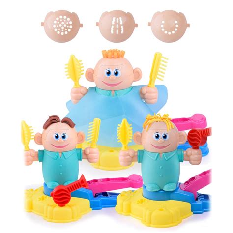 guoYL26sx chird's Toys Creative Barbershop Hairdresser Colorful Clay ...