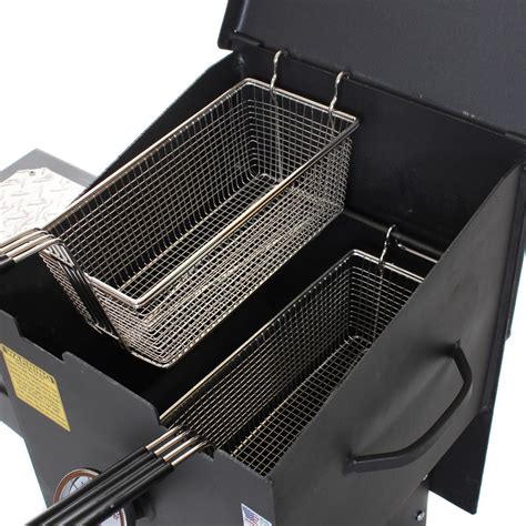 Cajun Fryer 6 Gallon Propane Gas Deep Fryer With 2 Baskets : BBQGuys