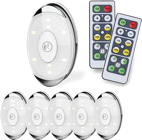 Aduro Sport Bright Basics LED Battery Operated Lights Wireless LED Lights with Remote Control ...