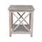 International Concepts Rectangle Hampton End Table, 22 W, 22 L, 25 in H ...