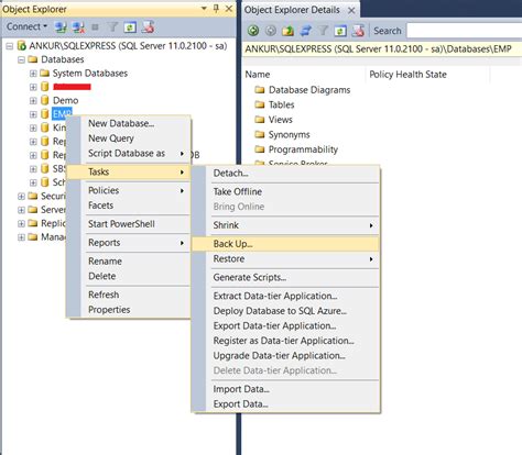 Image result for SQL Database Simple Backup and Restore Example