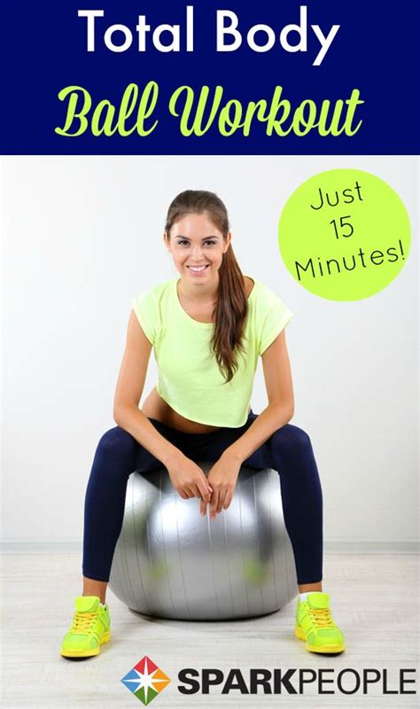 15-Minute Ball Workout Video | Ball exercises, Exercise, Workout videos