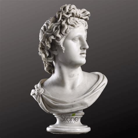 Apollo God Statue God Apollo Bust Head Greek Statue Sculpture Cast