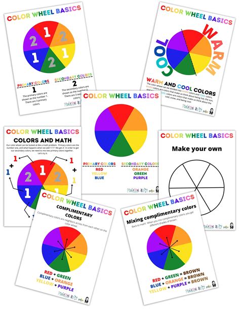 Image result for Basic Color Wheel Printable Template