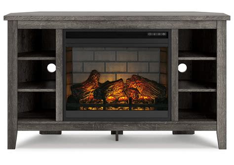 Arlenbry Corner TV Stand with Electric Fireplace