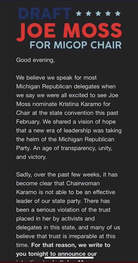 The Calvin Coolidge Project on Twitter: "🚨Just in: Michigan GOP ...