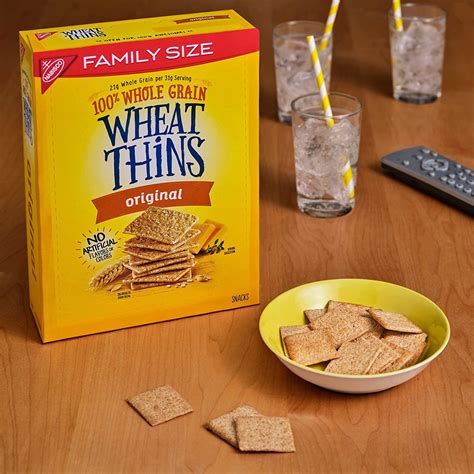 Wheat Thins Original Whole Grain Wheat Crackers Family Size 14 oz - 1 ...
