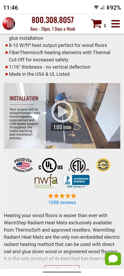 Electric radiant heat under hardwood floor — Heating Help: The Wall