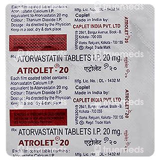 Atrolet 20 Tablet 20: Uses, Side Effects, Price & Substitutes