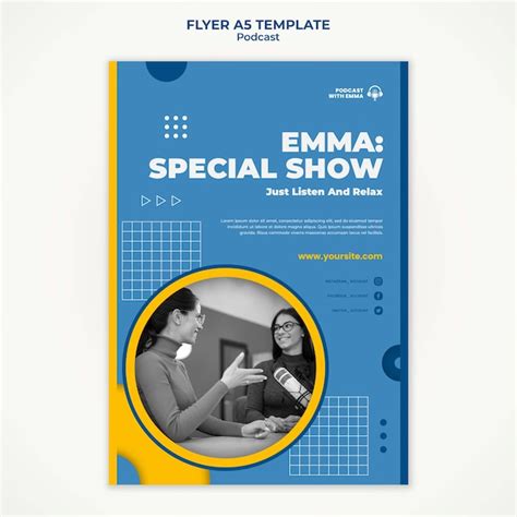 Special show flyer template | Free PSD