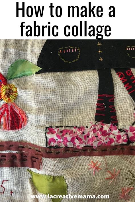 Image result for Fabric Collage Tutorial