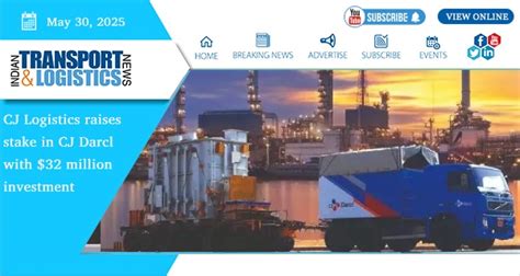 CJ Logistics raises stake in CJ Darcl with $32 million; Fleetx raises ...