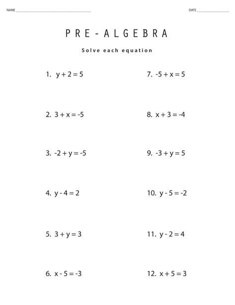 Image result for Elementary Algebra Problems