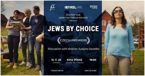 JCC Film Club - JEWS BY CHOICE | Czech premiere!, Kino Pilotů, Prague ...