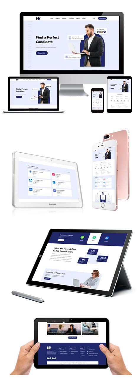 Job Consultancy WordPress Theme For Job Consulting Services Site