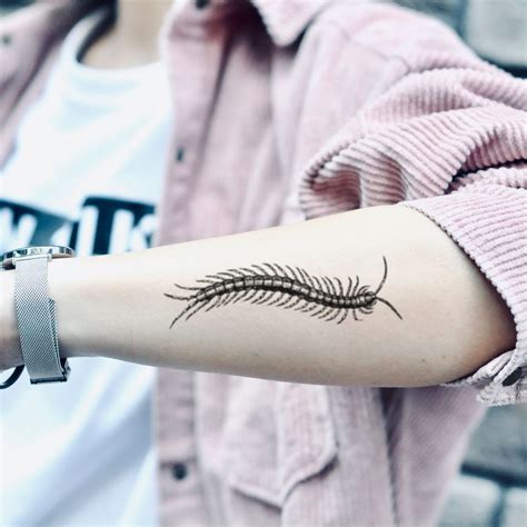 Traditional Centipede Tattoo