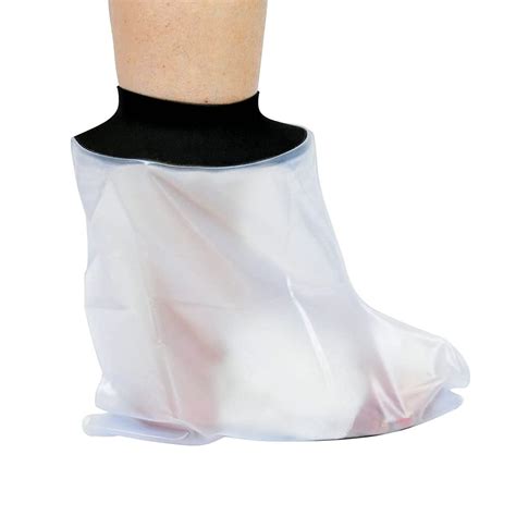 Adult Waterproof Foot Cast Wound Cover Protector for Shower Bath,Soft ...