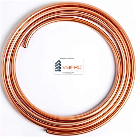 Visiaro Round Soft Copper Tube, 3mtr, Outer Dia 1/8 inch, Wall ...
