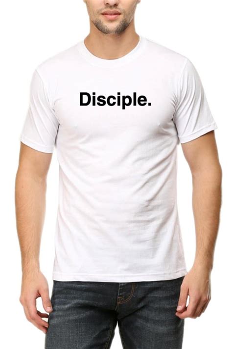 "Disciple" Christian T-Shirt | Inspirational Men's Round Neck Tee ...