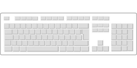 Image result for Blank Computer Keyboard Layout QWERTY