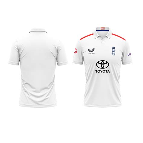 Next Print Custom England Test Jersey 2025. With Name and Number.
