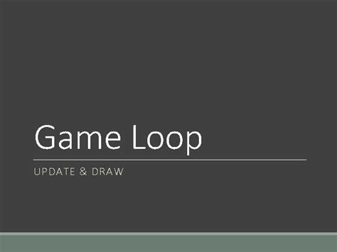 Image result for How to Update Game Loop