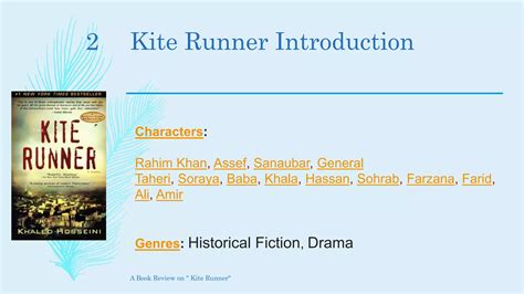 BOOK REVIEW - KITE RUNNER.pptx