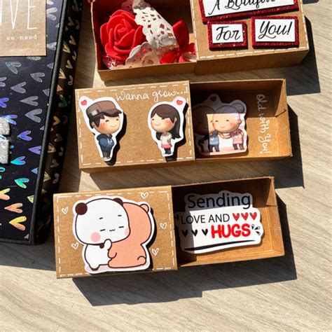 Love Relationship Matchbox Card | 4 Cards – The Craft Gallery