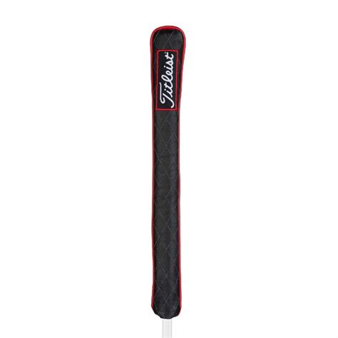 Titleist Leather Alignment Sticks Headcover - Jet Black - Express Golf