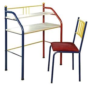 Metallika Paris Metal Kids Study Table By FurnitureKraft : Amazon.in ...