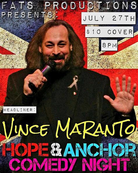 The Hope & Anchor Comedy Night, The Hope & Anchor, Loves Park, 27 July ...